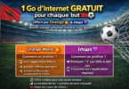 1 Go d’Internet offert par Orange et inwi pour chaque but du Maroc – Offres télécoms Maroc 2025