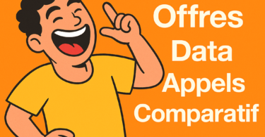 Illustration humoristique des offres YOXO Orange au Maroc avec data généreuse, eSIM et compatibilité 5G – design officiel TICMAROC