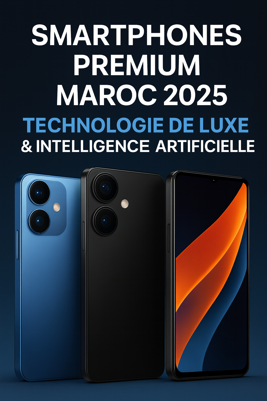 Smartphones premium au Maroc en 2025 avec technologie IA, design haut de gamme et performances avancées – Guide TicMaroc.