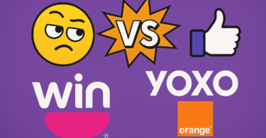 YOXO Orange vs WIN Inwi, comparaison des forfaits mobiles sans engagement au Maroc, illustration d’un duel humoristique entre flexibilité et générosité data en 2025.
