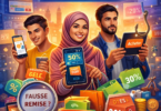 Bons plans et promotions en 2026 au Maroc : consommateurs utilisant des applications pour trouver les meilleures offres et éviter les fausses réductions