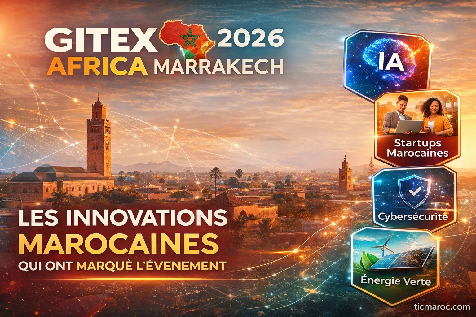 GITEX Africa 2026 Marrakech avec les innovations marocaines en intelligence artificielle et startups