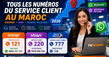 Numéros du service client au Maroc 2026 : Orange Maroc, inwi et Maroc Telecom - téléphone, WhatsApp, assistance Internet et Fibre Optique.
