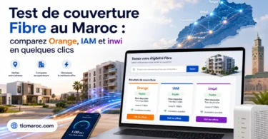 Test de couverture fibre Maroc pour comparer Orange, IAM et inwi depuis une seule interface